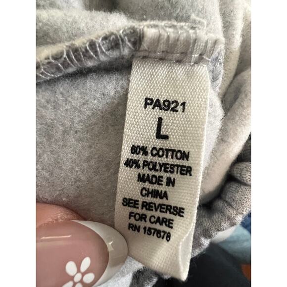 Reflex Life is out there Jogger Sweat Pants Slit in Knees Womens Size Large Gray - Picture 5 of 5